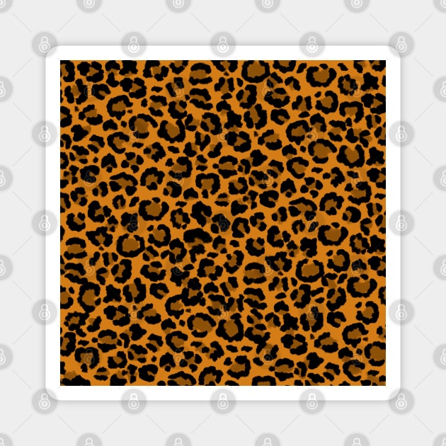 Leopard Pattern in Natural Colors Magnet by ButterflyInTheAttic