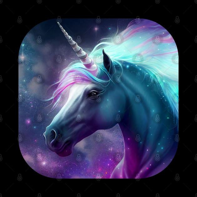 Glowing Astral Spirit Unicorn by MythicPrompts