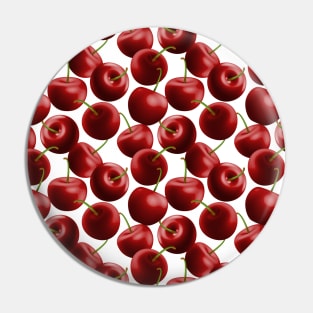 Cherries Graphic Pattern Art Pin