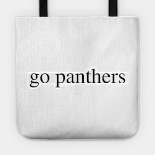 go panthers Tote