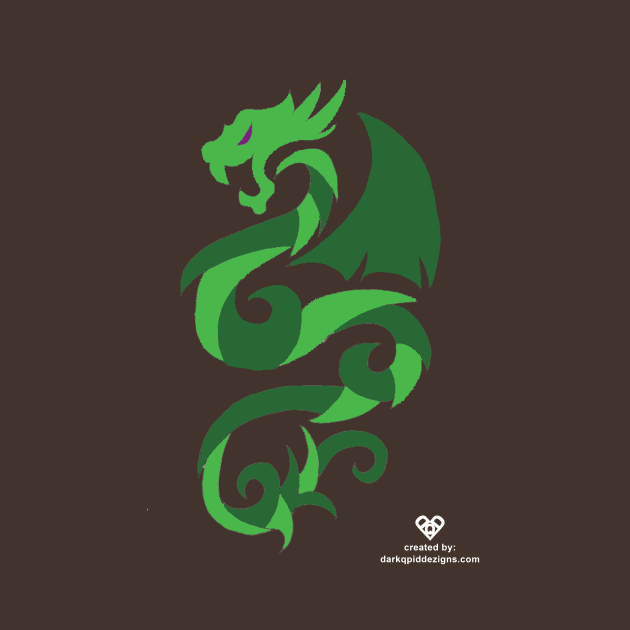 Green Dragon by darkqpiddezigns