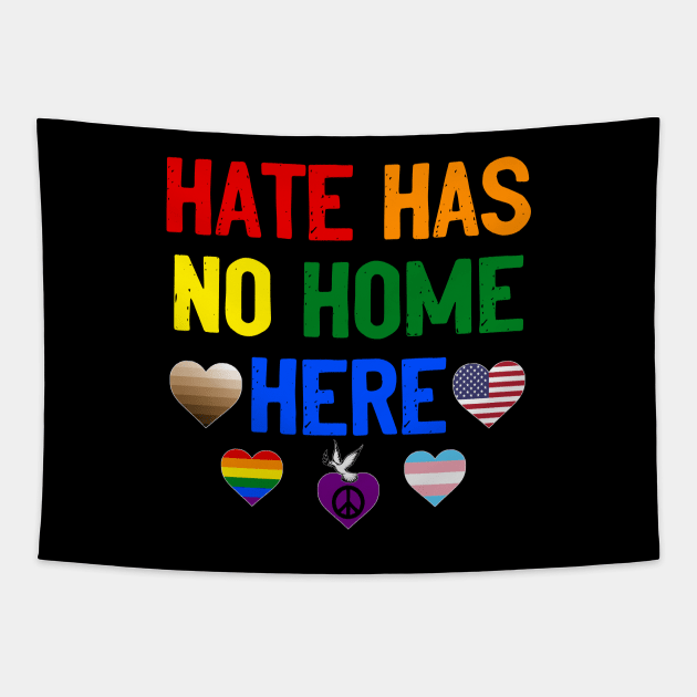 Hate Has No More Here Tapestry by Otis Patrick