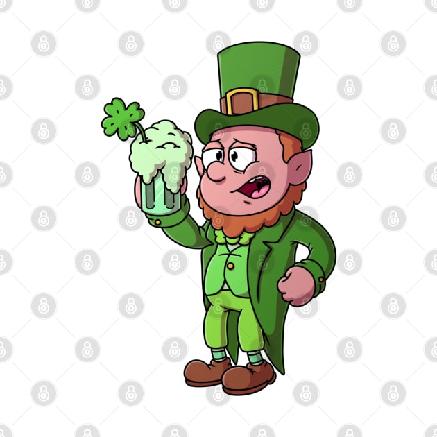 Drunk Leprechaun by TheMaskedTooner