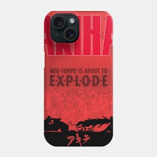 Akira minimalist poster Phone Case