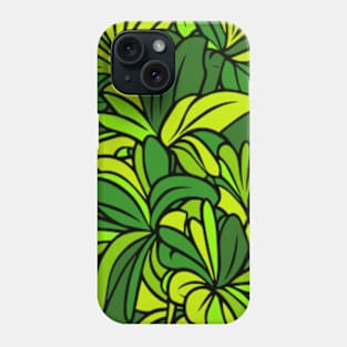 Green Leaves Phone Case