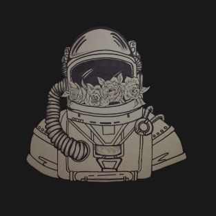 Floral Astronaut T-Shirt