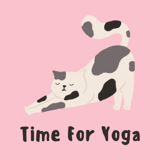 Time for yoga cat version T-Shirt