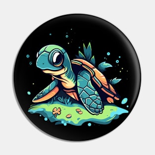 Meet our new favorite sea turtle cartoon character Pin