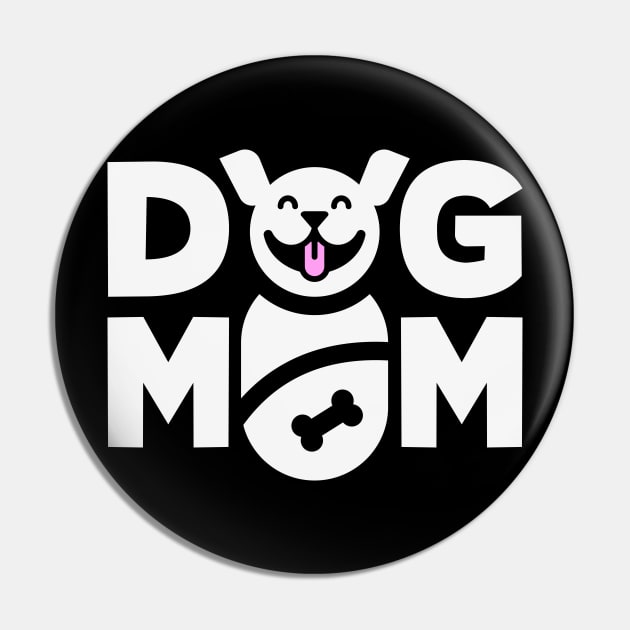 DOG MOM Pin by LuksTEES