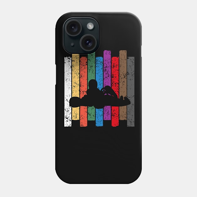 Go Kart Silhouette Phone Case by LetsBeginDesigns