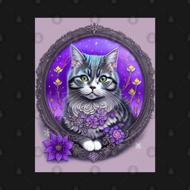 Goth Kitten by Enchanted Reverie