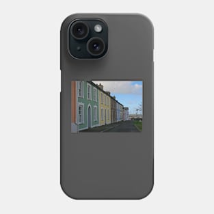 Rainbow Row, Aberaeron, February 2020 Phone Case