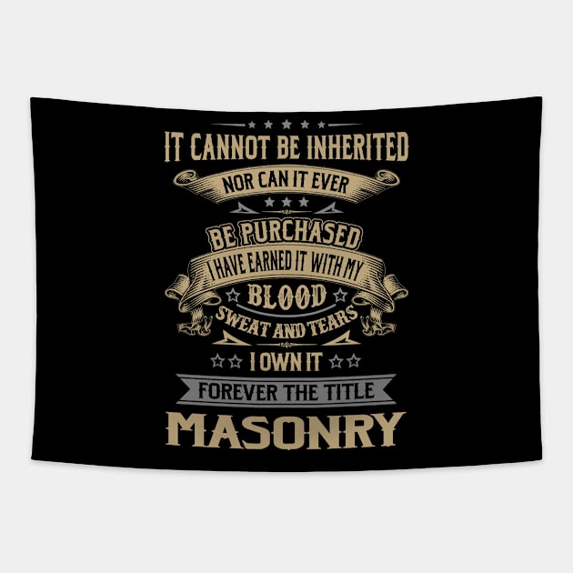 Forever the Title Masonry Tapestry by Shoes