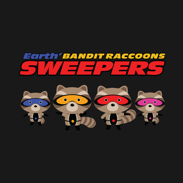 Sweeper Bandit Raccoons by Anicue