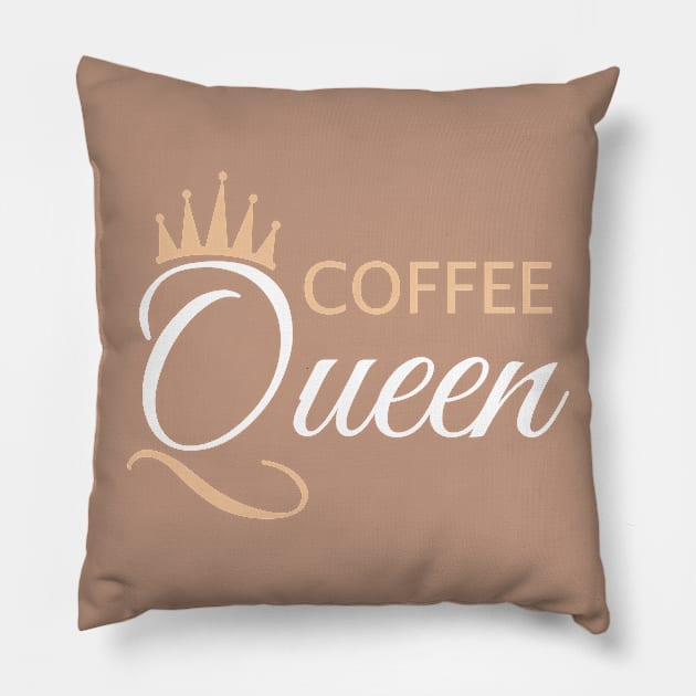 Coffee Queen Pillow by Korry