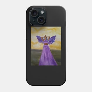 Waiting In Silence oil painting by Tabitha Kremesec Phone Case