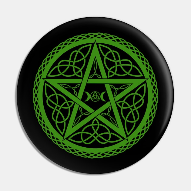 Celtic Pentacle Pin by Wareham Spirals