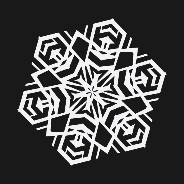 Paper Snowflake design no. 2 by Eugene and Jonnie Tee's