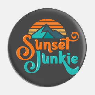 Sunset Junkie Pin