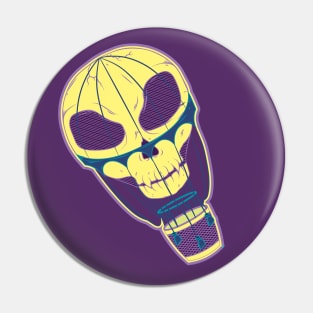 Hot Air Skull Pin