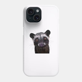 Closeup civet Phone Case