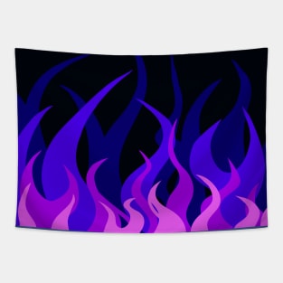 Blue Flames Tapestry