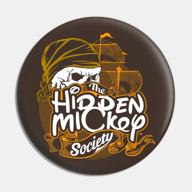 3-Color HMS Pirate Logo Pin by hiddenmickeysociety