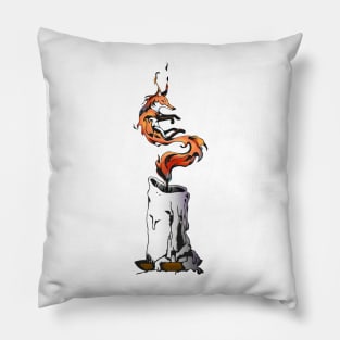 Candle Fire Fox (Wight Version) Pillow