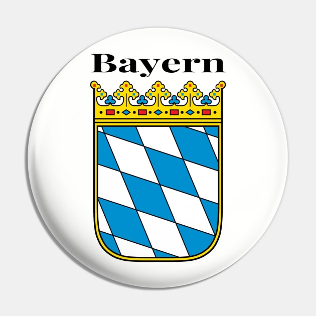 Bayern Pin by Stupid Coffee Designs