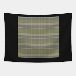 Cottagecore Aesthetic Calan 1 Hand Drawn Textured Plaid Pattern Tapestry