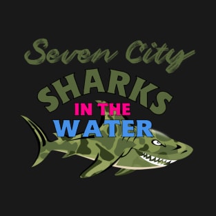 Suffolk Sand Sharks In The Water T-Shirt