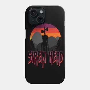 Scary Siren Head vintage sunset meme Phone Case