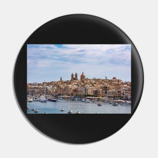 Cityscape of Senglea, Malta Pin