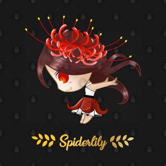 Spider Lily Flower Girl by Flower Flame