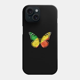 Congon Flag  Butterfly - Gift for Congon From Republic Of The Congo Phone Case