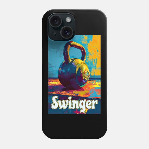 Kettlebell Swinger Phone Case by Yogimeister