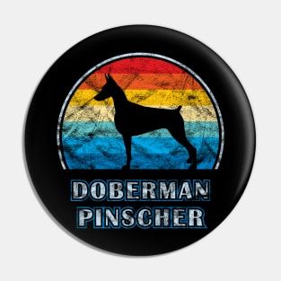 Doberman Pinscher Vintage Design Dog Pin