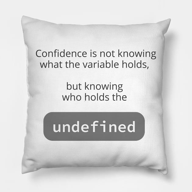 Undefined Pillow by dblaiya