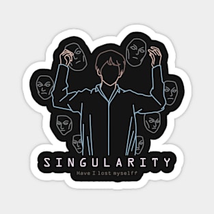 BTS V SINGULARITY LINE ART Magnet