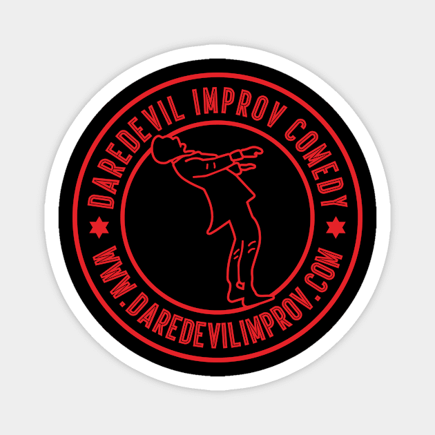 DareDevil Logo Red Magnet by DareDevil Improv