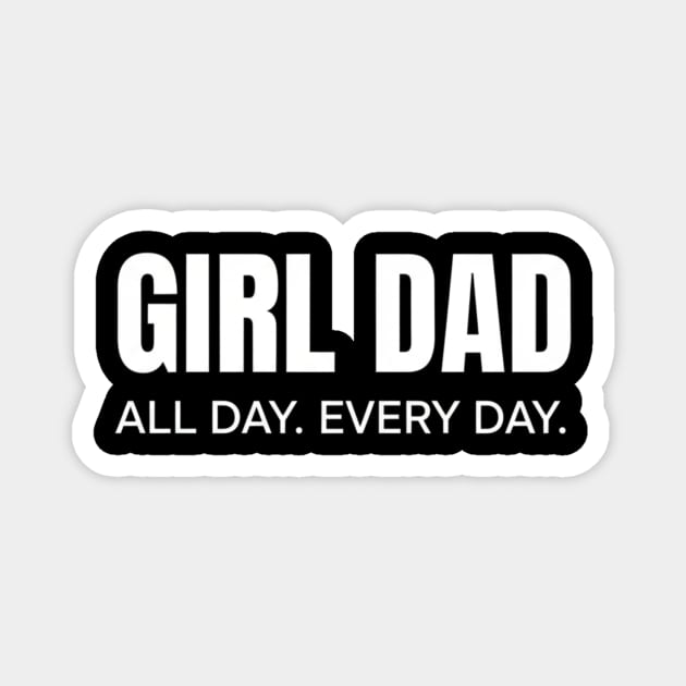 Girl Dad New Dad Baby Feet Cute Pregnancy Announcement Magnet by ArtistTee ⭐⭐⭐⭐⭐