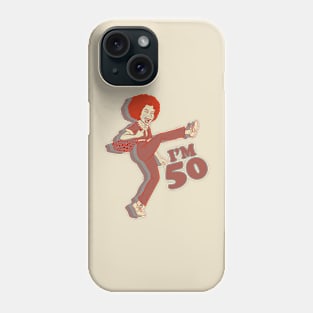 Vintage Sally O'Mally I am 50 Phone Case