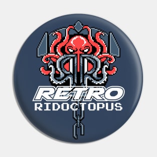 Retro Ridoctopus Avatar Pin