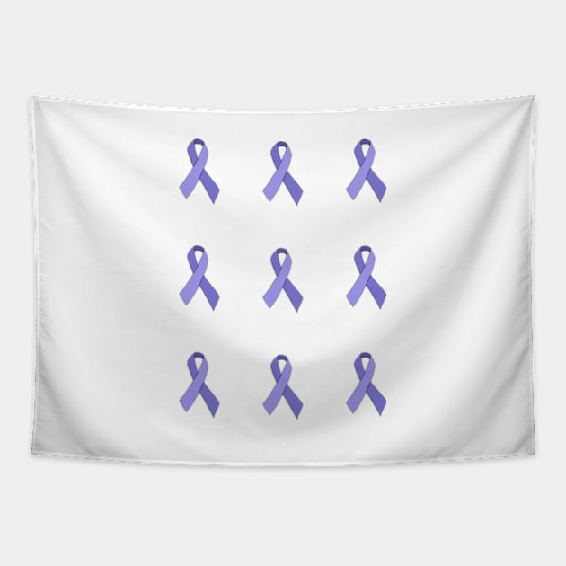 colon cancer warrior Tapestry by lunacreat