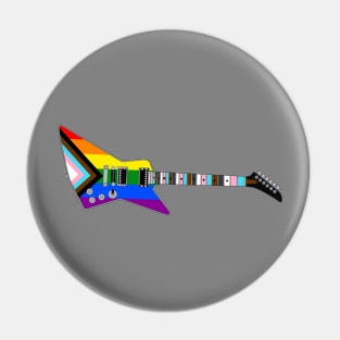 Progress Pride Electric Guitar Pin