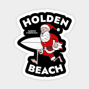 Holden Beach, NC Christmas Vacationing Skiing Santa Magnet