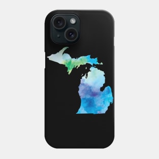 Michigan Watercolor Phone Case