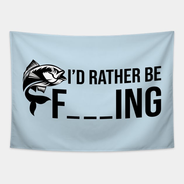 I'd Rather Be Fishing Tapestry by DragonTees