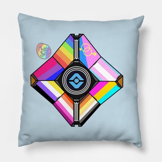 Eyes Up G! Pillow by Materiaboitv