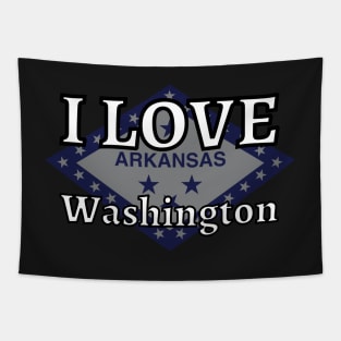 I LOVE Washington | Arkensas County Tapestry